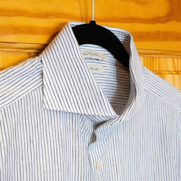 SuitSupply Other - Suitsupply Cotton Linen Dress Shirt